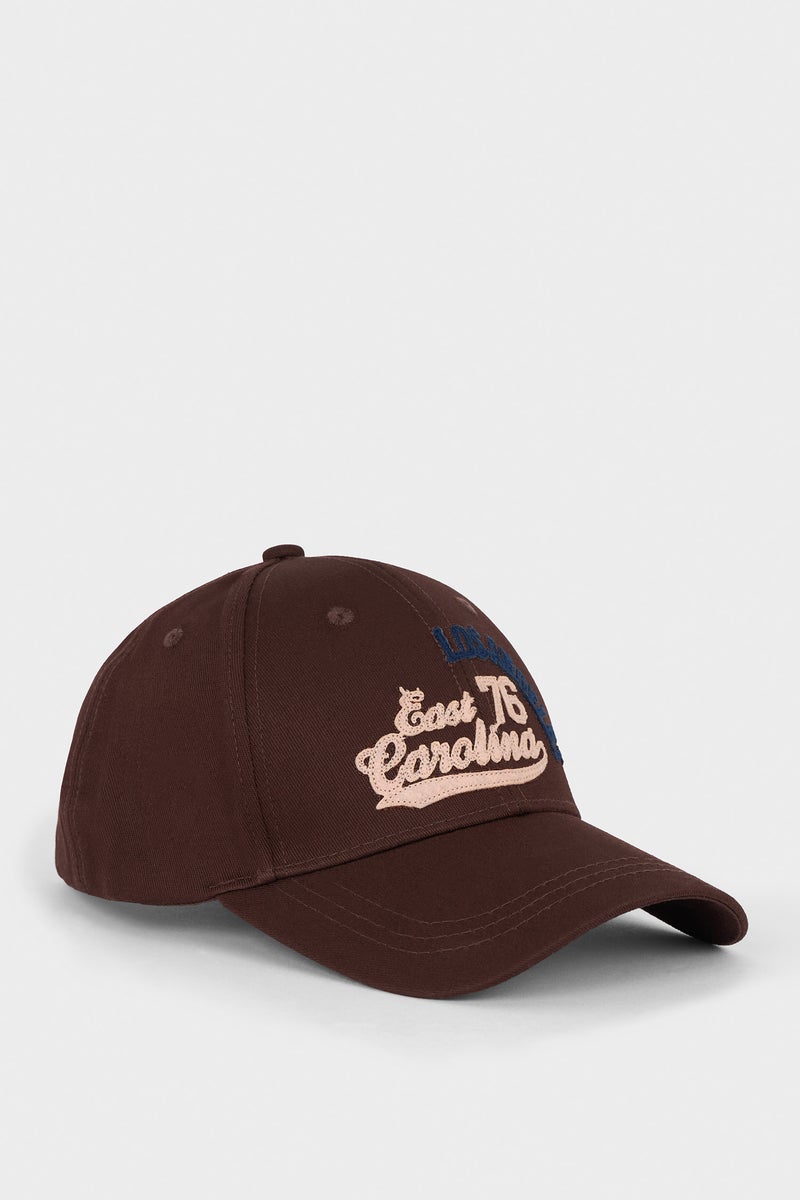 DeFacto Brown Woman Woman Applique Cotton Cap Casual - Image 2